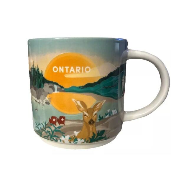 NEW TIM HORTONS COFFEE MUG 2024 BEAUTIFUL ONTARIO TRAVEL COLLECTION - Picture 1 of 13